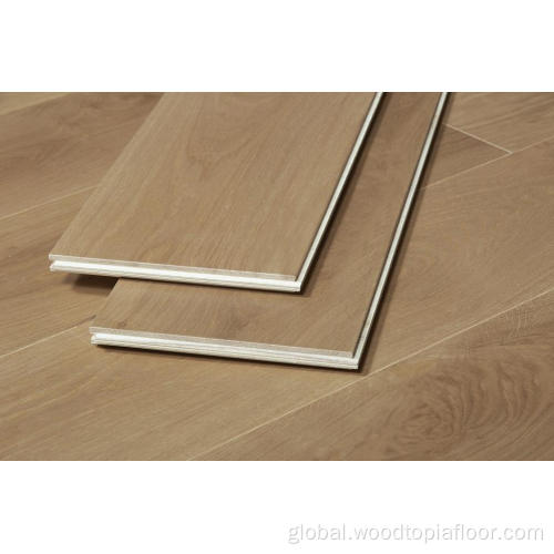 Brushed Solid Oak Flooring Three layers of solid wood engineer Floor Manufactory